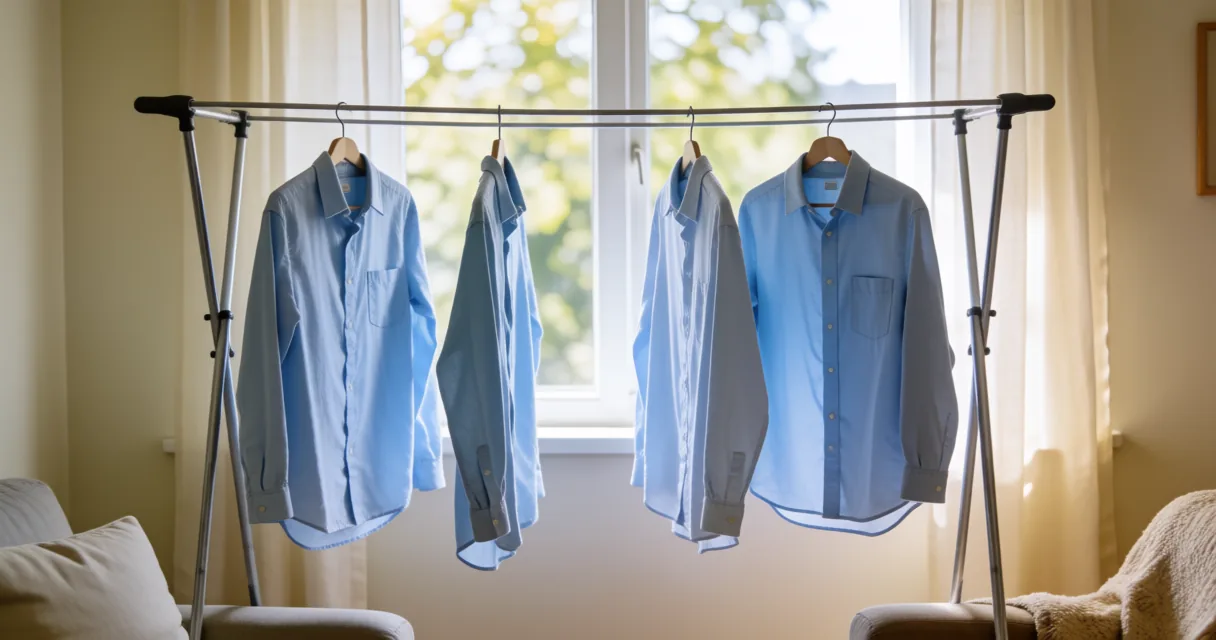 Laundry scene illustrating when outside doesn't fit your day