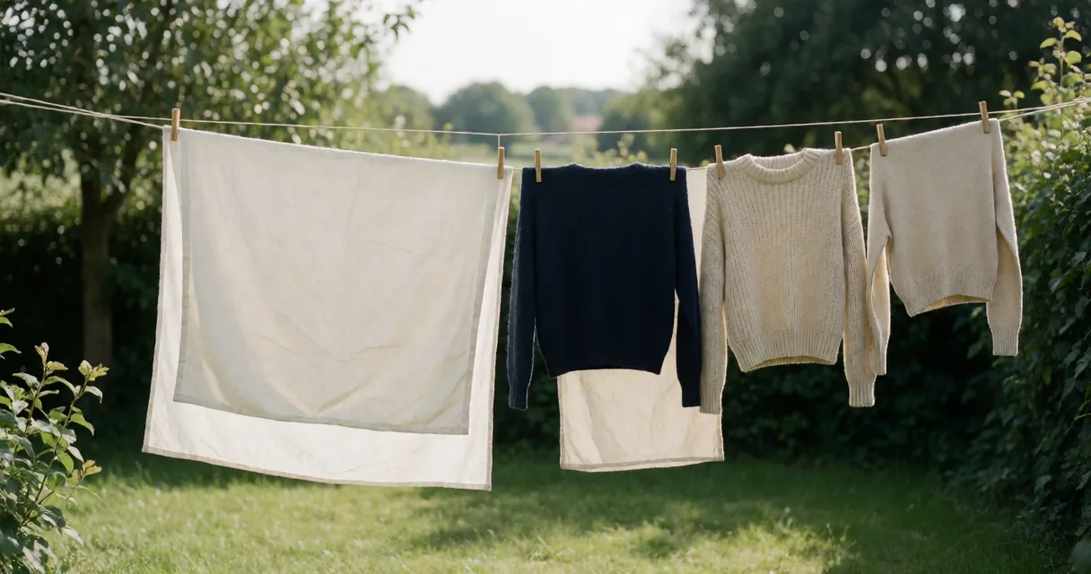 Laundry scene illustrating how to read forecast uncertainty before hanging washing outside